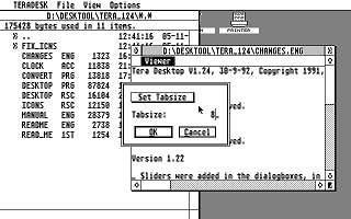 Tera Desktop atari screenshot